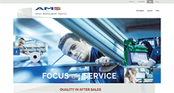 Desktop Screenshot of ams-service.it